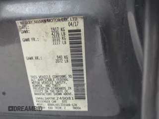 2017 Nissan Altima SL z VIN 1N4AL3AP7HC249081, wystawiony jako IAAI lot #42267925 z przebiegiem 95 529 mil mil oraz . Historia ofert i sprzedaży dostępna na DreamBid. Obrazek 9.