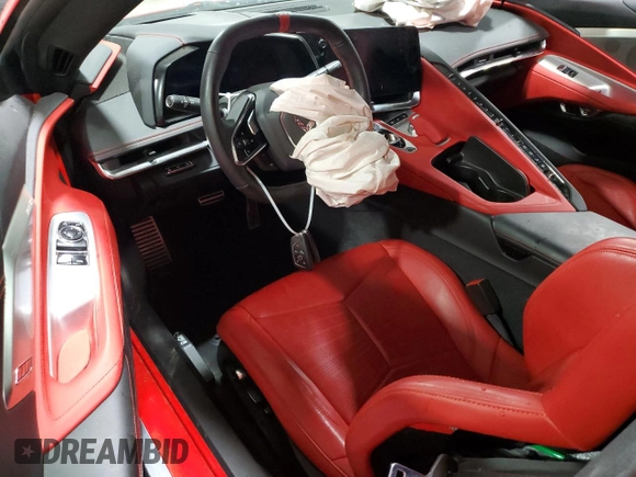 2020 Chevrolet Corvette 2LT with VIN 1G1Y72D41L5119344, listed as a Copart auction lot 55598304 with 0 mi miles and Salvage Title. Bid and sale history available at carsss.com. Image 8.