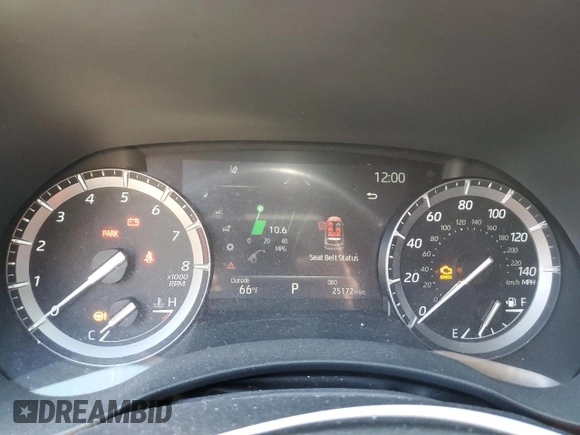 2021 Toyota Highlander XSE with VIN 5TDJZRBHXMS088799, listed as a Copart auction lot 53942365 with 25,172 mi miles and Non repairable. Bid and sale history available at DreamBid. Image 9.