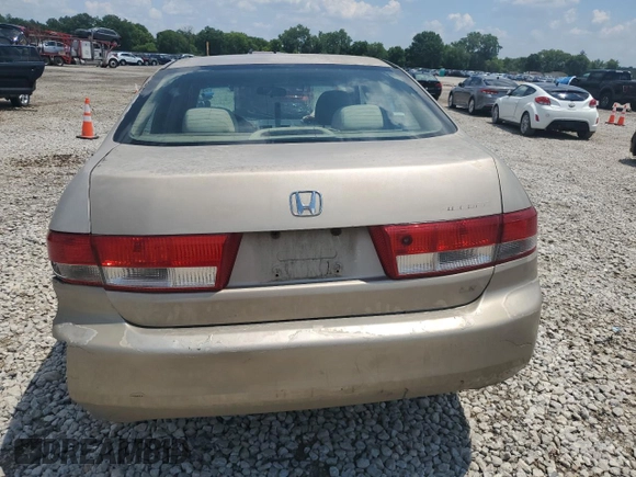 2003 Honda Accord LX with VIN 1HGCM56343A127981, listed as a Copart auction lot 63440625 with 223,060 mi miles and Salvage title. Bid and sale history available at DreamBid. Image 6.