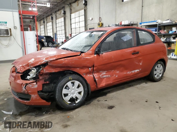 2007 Hyundai Accent GS with VIN KMHCM36C07U019389, listed as a Copart auction lot 47755665 with 111,345 mi miles and Salvage Title. Bid and sale history available at carsss.com. Image 1.