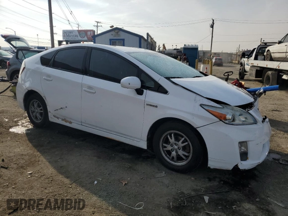 2010 Toyota Prius II with VIN JTDKN3DU3A1301298, listed as a Copart auction lot 43279915 with 215,454 mi miles and Salvage Title. Bid and sale history available at DreamBid. Image 4.
