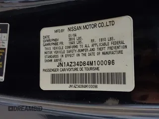 2004 Nissan 350Z Enthusiast with VIN JN1AZ34D84M100096, listed as a IAAI auction lot 41352466 with Not Provided miles and . Bid and sale history available at DreamBid. Image 9.