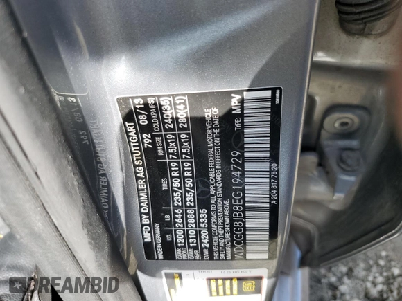 2014 Mercedes-Benz GLK 350 with VIN WDCGG8JB8EG194729, listed as a Copart auction lot 72386934 with 127,081 mi miles and Clean Title. Bid and sale history available at DreamBid. Image 12.