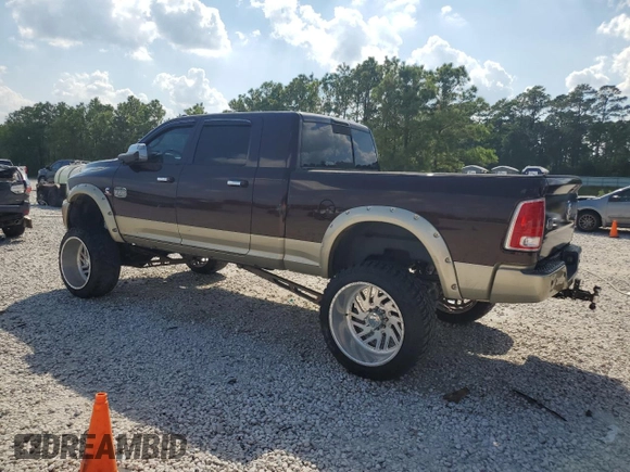 2013 Ram 2500 Longhorn с VIN 3C6UR5PL9DG554098, выставлен на аукционе Copart как лот 71763284 с пробегом 143 869 миль миль и Чистый • Clean title. История ставок и продаж доступна на DreamBid. Изображение 2.