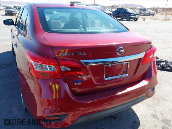 2017 Nissan Sentra S with VIN 3N1AB7AP1HY308317, listed as a IAAI auction lot 41628955 with 81,394 mi miles and . Bid and sale history available at DreamBid. Image 16.