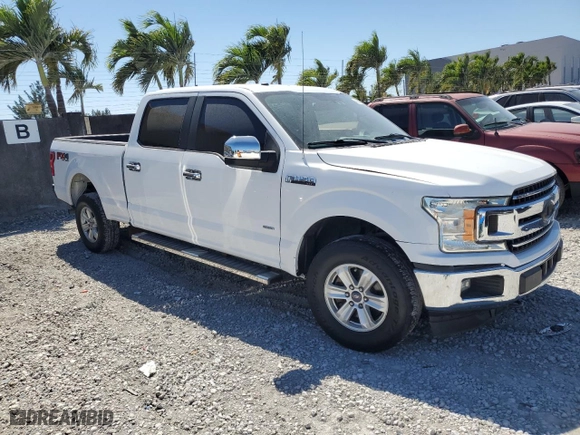 2018 Ford F-150 XL with VIN 1FTFW1E58JKE96352, listed as a Copart auction lot 48501285 with 114,778 mi miles and Salvage Title. Bid and sale history available at carsss.com. Image 4.
