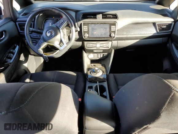 2021 Nissan LEAF SV Plus with VIN 1N4BZ1CV3MC551268, listed as a Copart auction lot 79765144 with 39,592 mi miles and Salvage title. Bid and sale history available at DreamBid. Image 8.