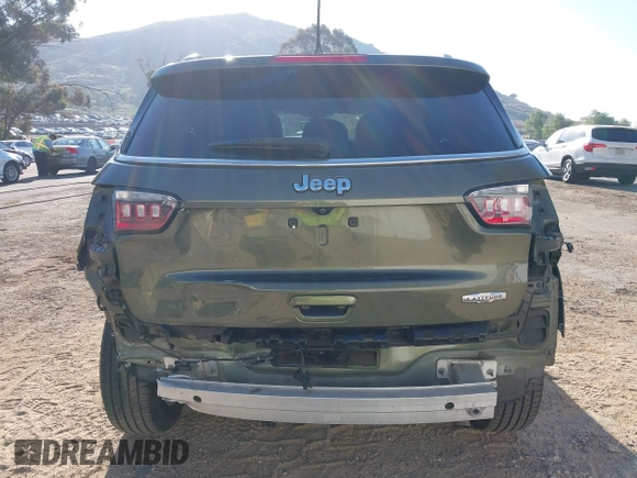 2018 Jeep Compass Latitude with VIN 3C4NJCBB2JT462065, listed as a IAAI auction lot 41985263 with 38,863 mi miles. Bid and sale history available at carsss.com. Image 17.