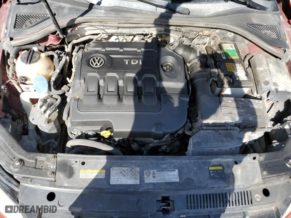 2015 Volkswagen Passat 2.0L TDI SE w/Sunroof with VIN 1VWBV7A3XFC053398, listed as a Copart auction lot 53162165 with 223,315 mi miles and Clean Title. Bid and sale history available at carsss.com. Image 11.