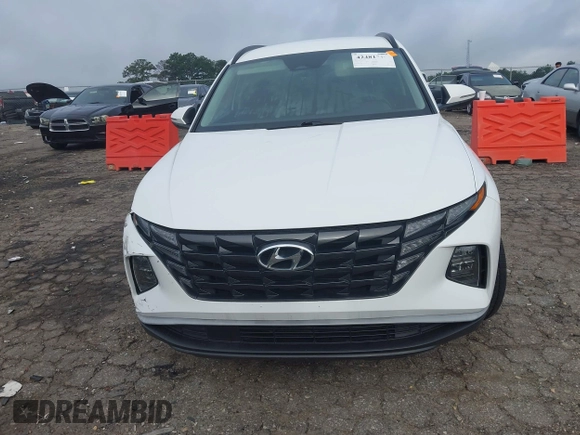 2023 Hyundai Tucson SEL with VIN 5NMJBCAE1PH201717, listed as a IAAI auction lot 42481210 with 55,943 mi miles and . Bid and sale history available at DreamBid. Image 12.