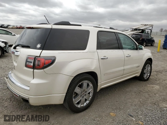 2014 GMC Acadia Denali with VIN 1GKKRTKD4EJ251464, listed as a Copart auction lot 49618755 with 137,461 mi miles and Salvage Title. Bid and sale history available at carsss.com. Image 3.