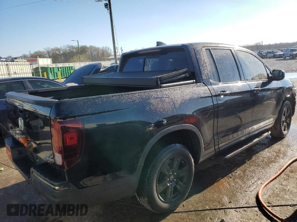 2019 Honda Ridgeline Black Edition with VIN 5FPYK3F82KB035968, listed as a Copart auction lot 84015004 with 123,427 mi miles and Salvage title. Bid and sale history available at DreamBid. Image 3.