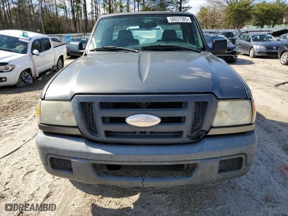 2007 Ford Ranger XL with VIN 1FTYR10D87PA36330, listed as a Copart auction lot 50037585 with 228,501 mi miles and Salvage Title. Bid and sale history available at carsss.com. Image 5.