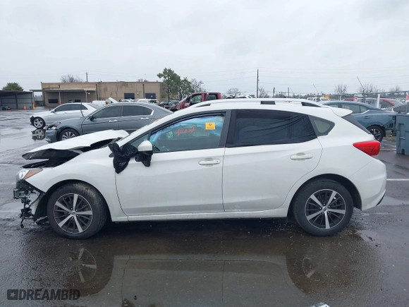 2022 Subaru Impreza Premium with VIN 4S3GTAV66N3719395, listed as a IAAI auction lot 41522473 with 1 mi miles. Bid and sale history available at carsss.com. Image 13.