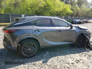 2025 Lexus RX 350 with VIN 2T2BAMCA3SC097099, listed as a Copart auction lot 54710035 with 3,483 mi miles and Salvage title. Bid and sale history available at DreamBid. Image 3.