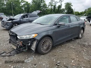 2016 Ford Fusion Titanium with VIN 3FA6P0K95GR158075, listed as a Copart auction lot 64476715 with 137,656 mi miles and Salvage title. Bid and sale history available at DreamBid. Image 1.