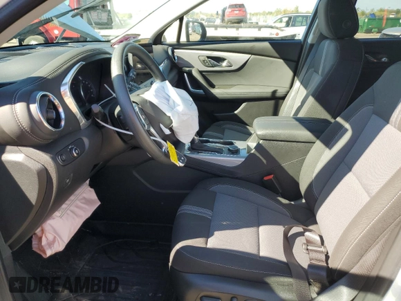 2024 Chevrolet Blazer LT with VIN 3GNKBHR43RS172382, listed as a Copart auction lot 74897124 with 5,348 mi miles and Salvage title. Bid and sale history available at DreamBid. Image 7.