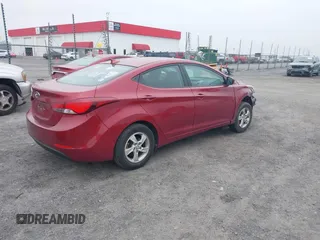 2015 Hyundai Elantra SE with VIN 5NPDH4AE4FH581879, listed as a IAAI auction lot 41468138 with 116,296 mi miles. Bid and sale history available at carsss.com. Image 4.