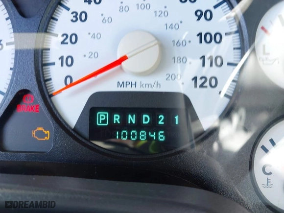 2008 Dodge Ram 1500 SLT with VIN 1D7HU18218J105919, listed as a IAAI auction lot 41647661 with 100,846 mi miles. Bid and sale history available at carsss.com. Image 16.
