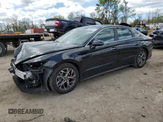 2020 Hyundai Sonata SEL z VIN 5NPEF4JA1LH044311, wystawiony jako Copart lot #53073215 z przebiegiem 39 643 mil mil oraz Szkoda całkowita • Salvage title. Historia ofert i sprzedaży dostępna na DreamBid. Obrazek 1.