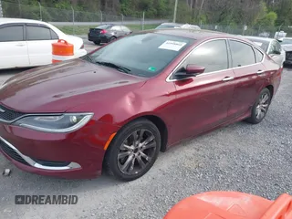 2015 Chrysler 200 Limited with VIN 1C3CCCAB1FN590621, listed as a IAAI auction lot 41958860 with 142,206 mi miles and . Bid and sale history available at DreamBid. Image 17.