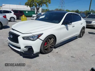 2018 Infiniti Q50 Red Sport 400 с VIN JN1FV7AP5JM460977, выставлен на аукционе IAAI как лот 41787326 с пробегом 51 490 миль миль и . История ставок и продаж доступна на DreamBid. Изображение 17.