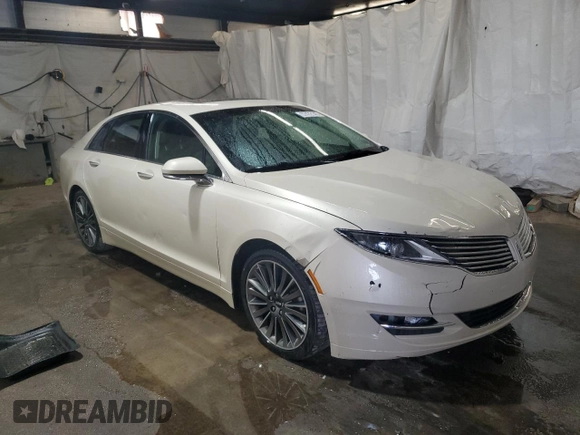 2015 Lincoln MKZ Hybrid with VIN 3LN6L2LU4FR607177, listed as a Copart auction lot 57472145 with 121,708 mi miles and Salvage title. Bid and sale history available at DreamBid. Image 4.