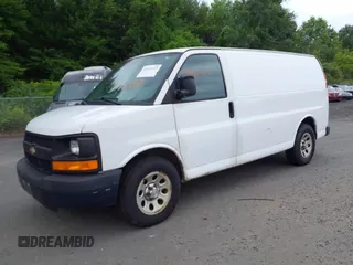2013 Chevrolet Express Cargo with VIN 1GCSGAFX7D1162349, listed as a IAAI auction lot 42610322 with 260,320 mi miles and . Bid and sale history available at DreamBid. Image 2.
