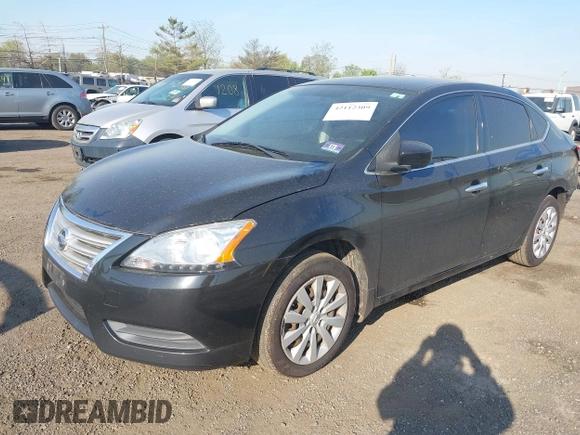 2014 Nissan Sentra SV with VIN 3N1AB7AP7EL673237, listed as a IAAI auction lot 42112309 with 161,705 mi miles and . Bid and sale history available at DreamBid. Image 2.