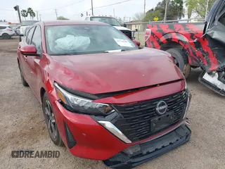 2024 Nissan Sentra SV with VIN 3N1AB8CV0RY323944, listed as a IAAI auction lot 41724109 with 16,037 mi miles. Bid and sale history available at carsss.com. Image 1.