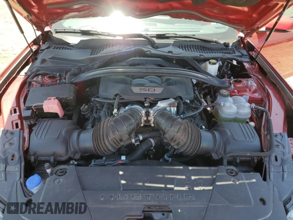 2024 Ford Mustang GT с VIN 1FA6P8CF0R5431139, выставлен на аукционе Copart как лот 53158615 с пробегом 3 119 миль миль и Списание • Salvage title. История ставок и продаж доступна на DreamBid. Изображение 12.
