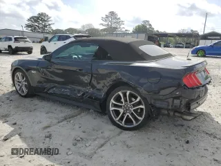 2022 Ford Mustang GT Premium with VIN 1FATP8FF6N5134367, listed as a Copart auction lot 51939385 with 18,580 mi miles and Salvage Title. Bid and sale history available at carsss.com. Image 2.
