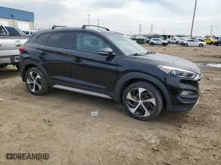 2017 Hyundai Tucson Limited with VIN KM8J3CA24HU402729, listed as a Copart auction lot 53141345 with 74,018 mi miles and Clean Title. Bid and sale history available at carsss.com. Image 4.