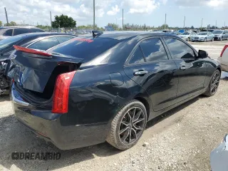 2017 Cadillac ATS Sedan RWD with VIN 1G6AA5RX8H0170927, listed as a Copart auction lot 51227995 with 55,694 mi miles and Salvage Title. Bid and sale history available at carsss.com. Image 3.