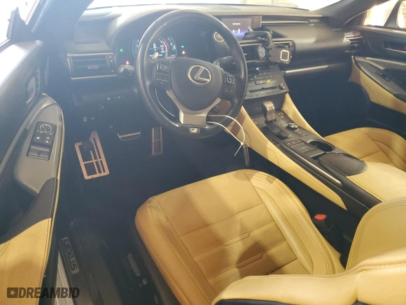 2016 Lexus RC 200t with VIN JTHHA5BCXG5004637, listed as a Copart auction lot 83075484 with 140,512 mi miles and Salvage Title. Bid and sale history available at carsss.com. Image 8.