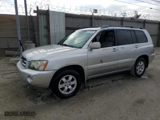 2001 Toyota Highlander with VIN JTEGF21A610008018, listed as a Copart auction lot 53156535 with 288,829 mi miles and Clean Title. Bid and sale history available at carsss.com. Image 1.