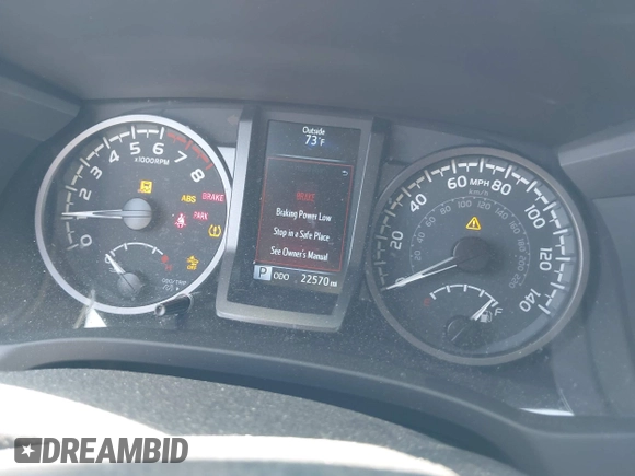 2023 Toyota Tacoma SR5 z VIN 3TMDZ5BN5PM148049, wystawiony jako IAAI lot #41648232 z przebiegiem 22 570 mil mil oraz . Historia ofert i sprzedaży dostępna na DreamBid. Obrazek 7.