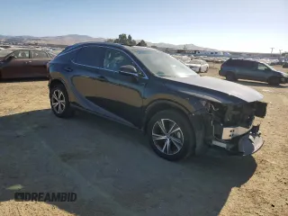 2023 Lexus RX 350 with VIN 2T2BAMBAXPC021856, listed as a Copart auction lot 56185115 with 36,438 mi miles and Salvage title. Bid and sale history available at DreamBid. Image 4.