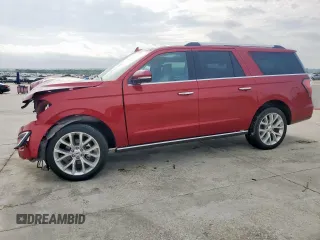 2018 Ford Expedition Max Limited с VIN 1FMJK1KT2JEA07608, выставлен на аукционе Copart как лот 55061235 с пробегом 93 230 миль миль и Списание • Salvage title. История ставок и продаж доступна на DreamBid. Изображение 1.