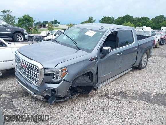 2019 GMC Sierra 1500 Denali with VIN 1GTU9FEL7KZ355632, listed as a IAAI auction lot 42487913 with 51,467 mi miles and . Bid and sale history available at DreamBid. Image 18.