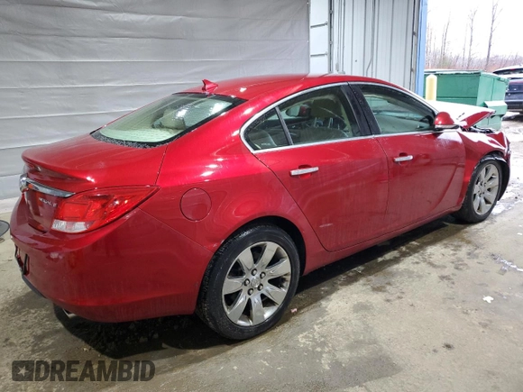 2013 Buick Regal Turbo Premium 1 z VIN 2G4GS5EV7D9126986, wystawiony jako Copart lot #50966575 z przebiegiem 81 367 mil mil oraz Szkoda całkowita • Salvage title. Historia ofert i sprzedaży dostępna na DreamBid. Obrazek 3.