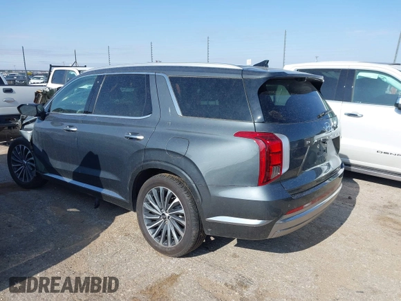2024 Hyundai Palisade Calligraphy z VIN KM8R7DGE4RU720074, wystawiony jako IAAI lot #42344432 z przebiegiem 45 955 mil mil oraz . Historia ofert i sprzedaży dostępna na DreamBid. Obrazek 3.