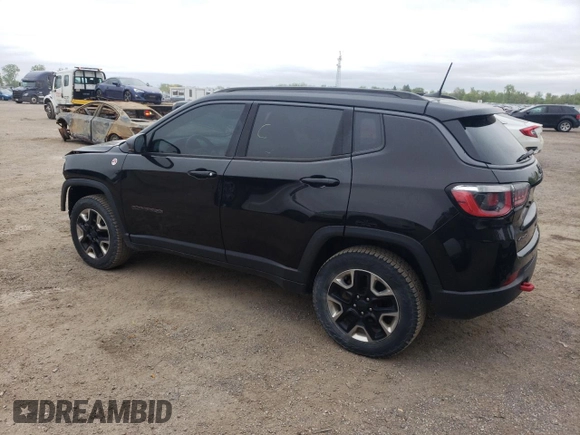 2017 Jeep Compass Trailhawk z VIN 3C4NJDDB4HT649028, wystawiony jako Copart lot #58652795 z przebiegiem 70 630 mil mil oraz Szkoda całkowita • Salvage title. Historia ofert i sprzedaży dostępna na DreamBid. Obrazek 2.