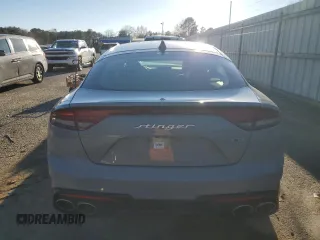 2023 Kia Stinger GT2 with VIN KNAE55LC9P6131538, listed as a Copart auction lot 45376575 with 13,866 mi miles and Salvage Title. Bid and sale history available at DreamBid. Image 6.
