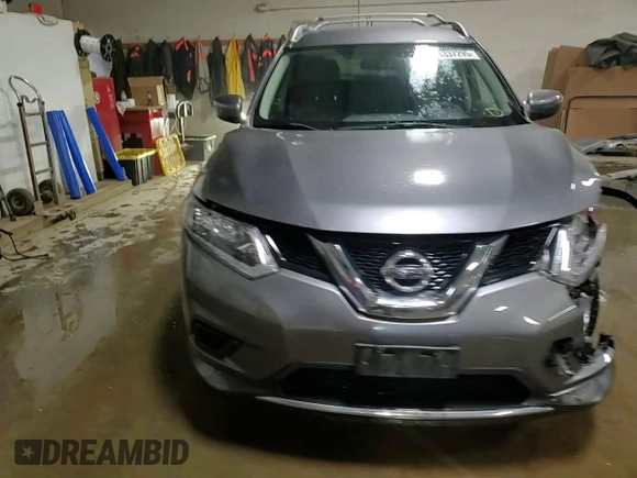 2016 Nissan Rogue S with VIN KNMAT2MT1GP593770, listed as a Copart auction lot 51337295 with 48,437 mi miles and Salvage Title. Bid and sale history available at DreamBid. Image 13.
