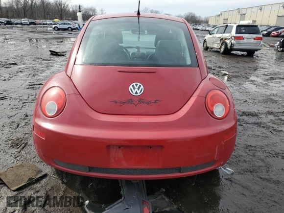 2006 Volkswagen Beetle with VIN 3VWSG31C76M407539, listed as a Copart auction lot 46348895 with 115,038 mi miles and Salvage Title. Bid and sale history available at DreamBid. Image 6.