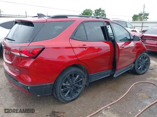 2024 Chevrolet Equinox RS with VIN 3GNAXMEG7RS108321, listed as a IAAI auction lot 39798009 with 19,812 mi miles. Bid and sale history available at carsss.com. Image 4.