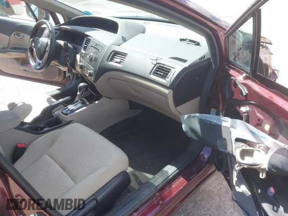 2015 Honda Civic Sedan LX with VIN 19XFB2F56FE274984, listed as a IAAI auction lot 42081778 with 73,882 mi miles. Bid and sale history available at carsss.com. Image 5.