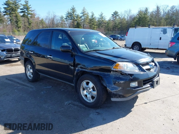 2005 Acura MDX with VIN 2HNYD18225H543379, listed as a IAAI auction lot 42040171 with 234,505 mi miles. Bid and sale history available at carsss.com. Image 1.